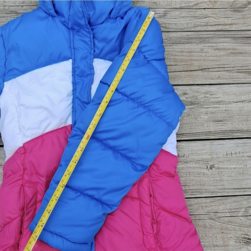 ✨See New Listing✨ Girl's S 14/16 Puffer Jacket Coat W/ Hood Fleece Lined Pockets - Picture 8 of 16